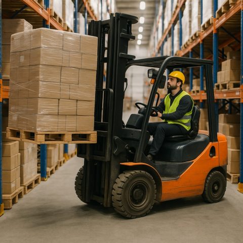 Kurs online operatora wózka widłowego